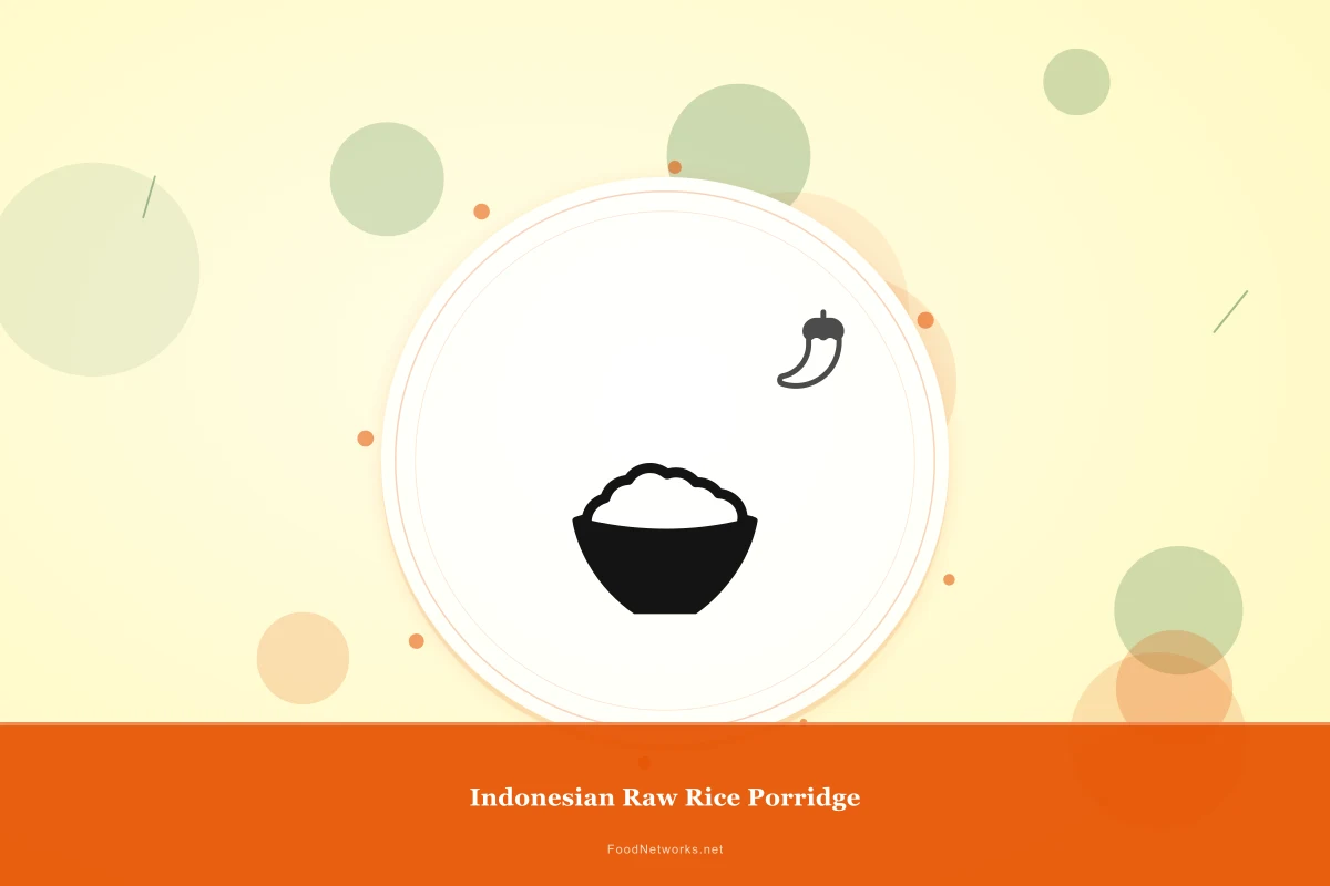 Why This Indonesian Raw Rice Porridge Recipe Works