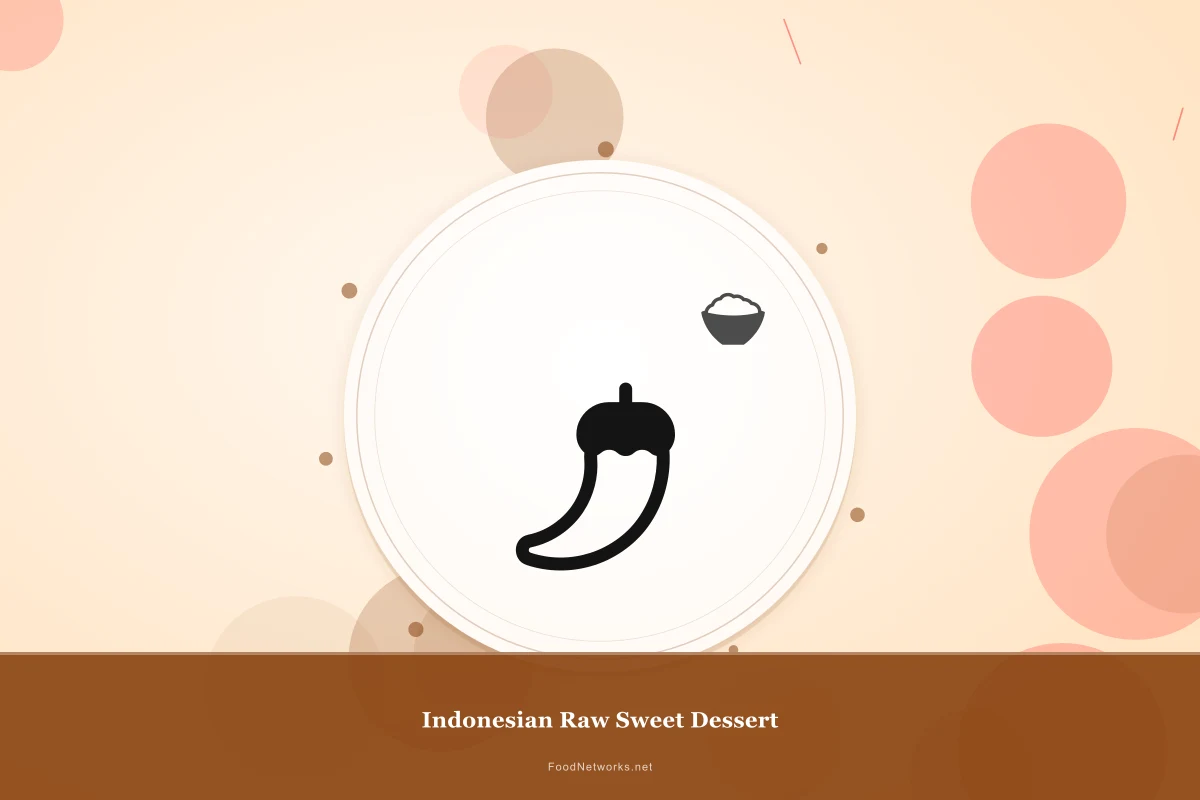 Why This Indonesian Raw Sweet Dessert Recipe Works