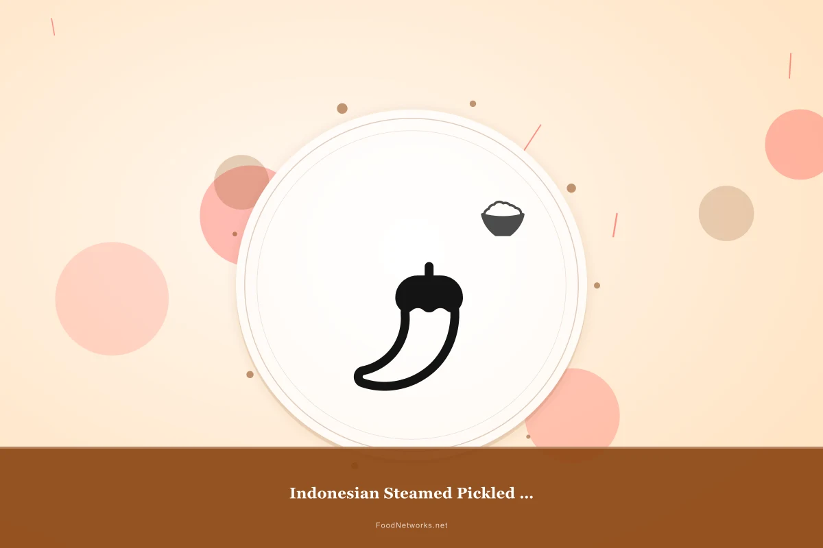Why This Indonesian Steamed Pickled Condiment Recipe Works
