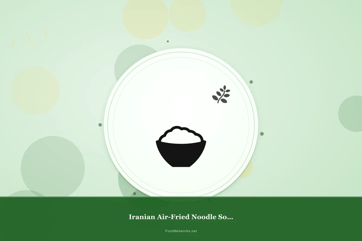 Why This Iranian Air-Fried Noodle Soup Recipe Works