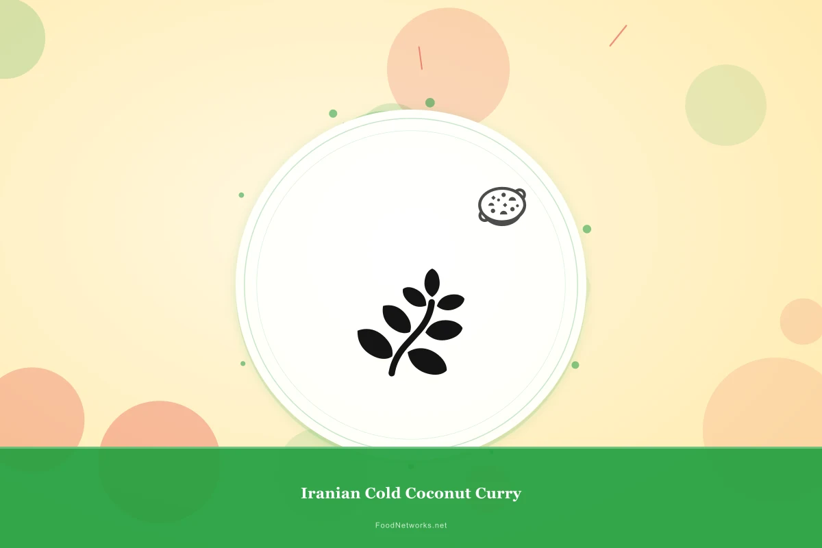 Why This Iranian Cold Coconut Curry Recipe Works