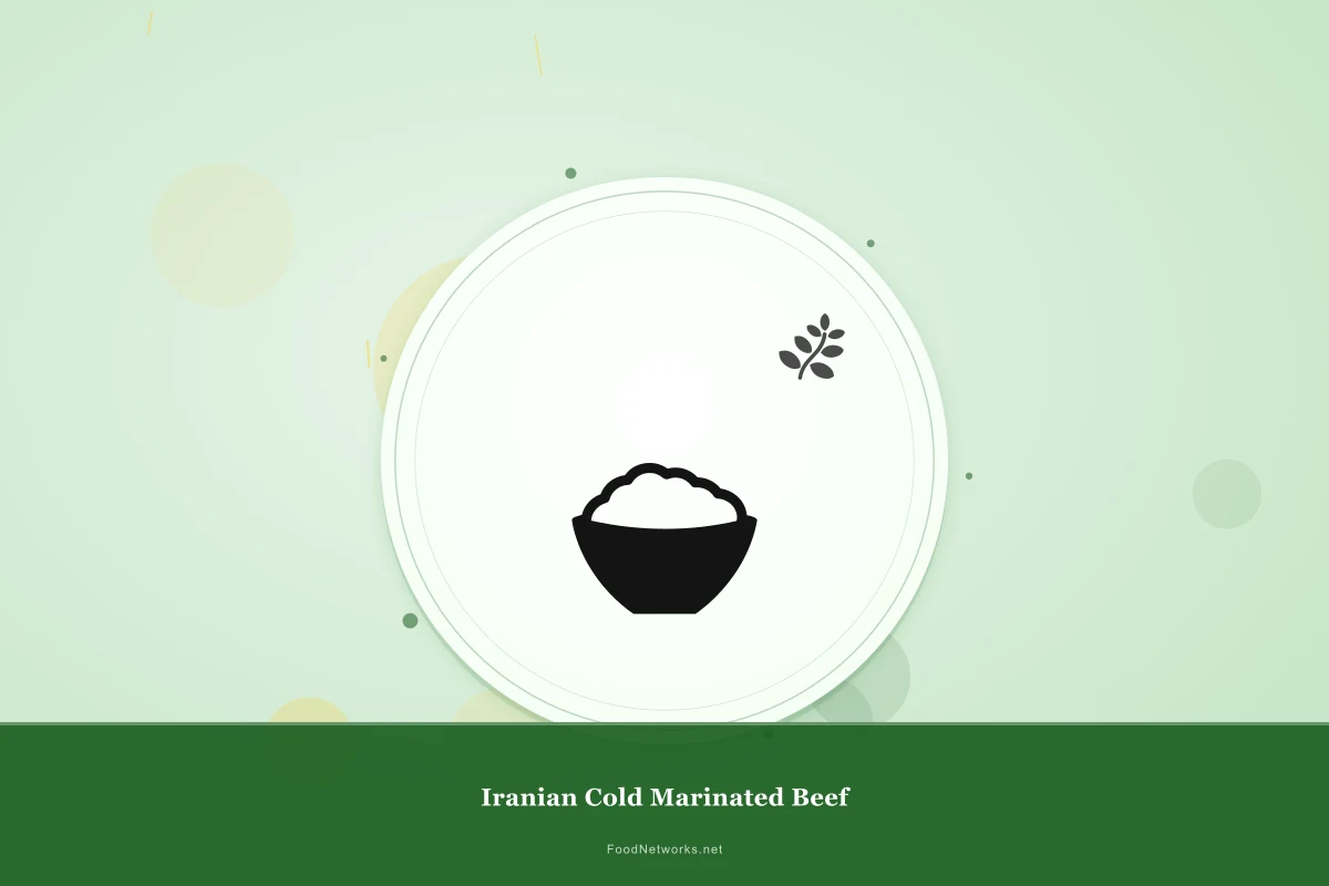 Why This Iranian Cold Marinated Beef Recipe Works