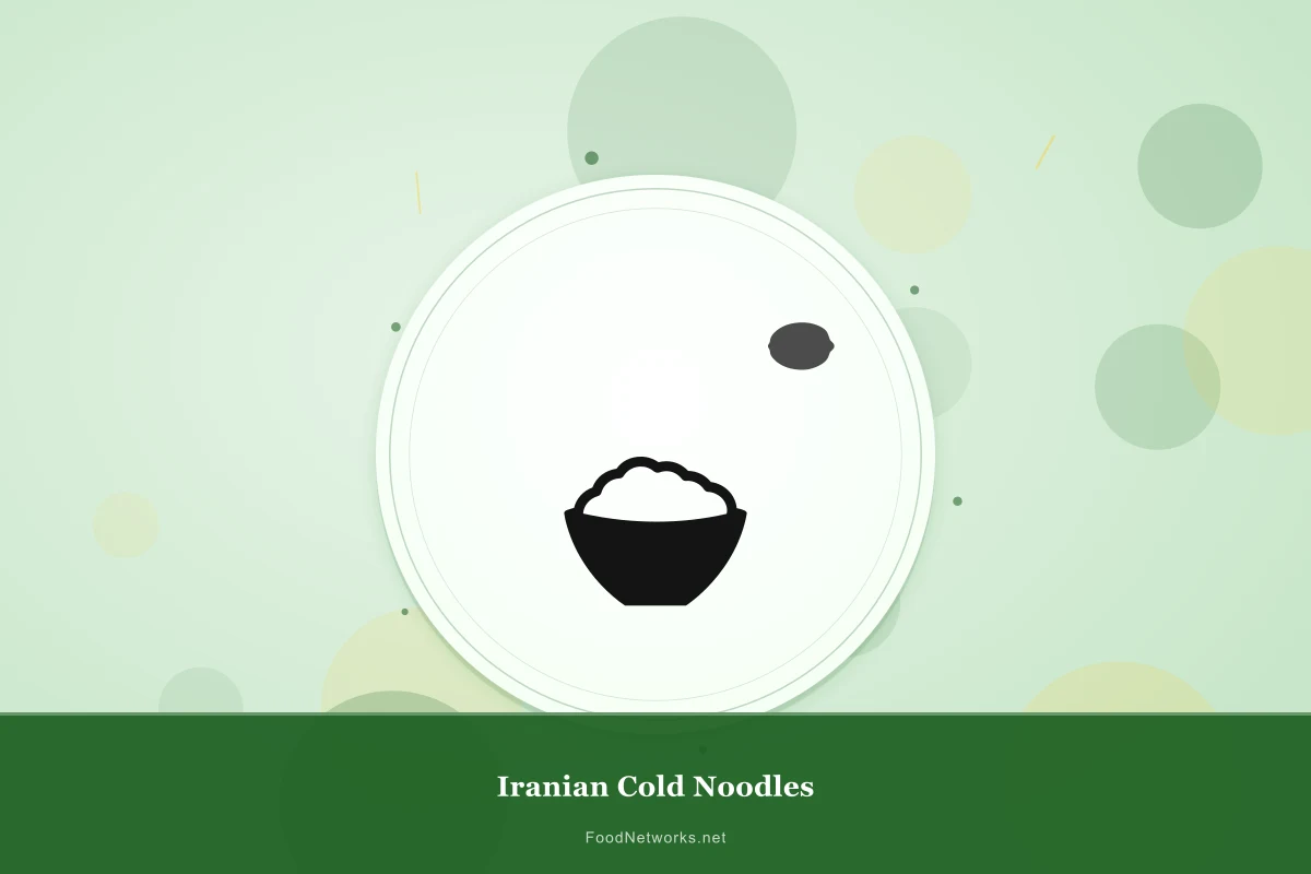 Why This Iranian Cold Noodles Recipe Works