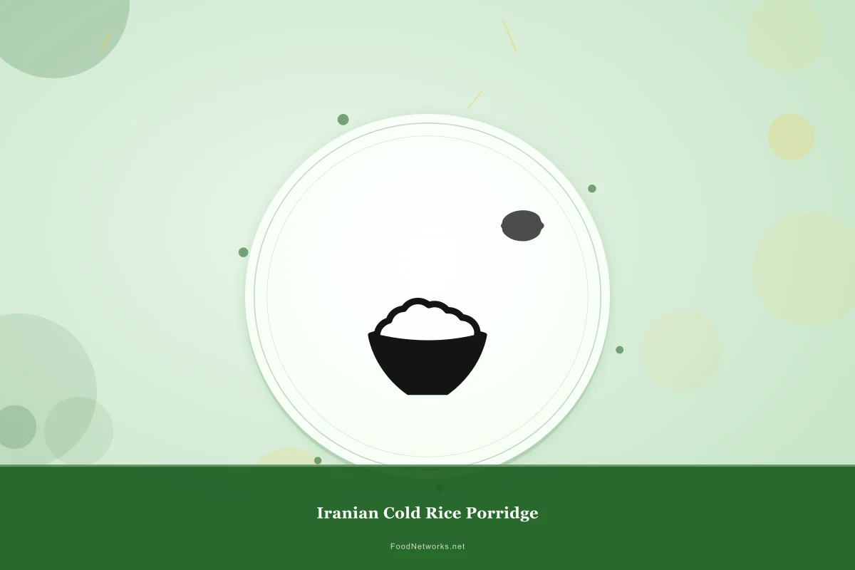 Why This Iranian Cold Rice Porridge Recipe Works