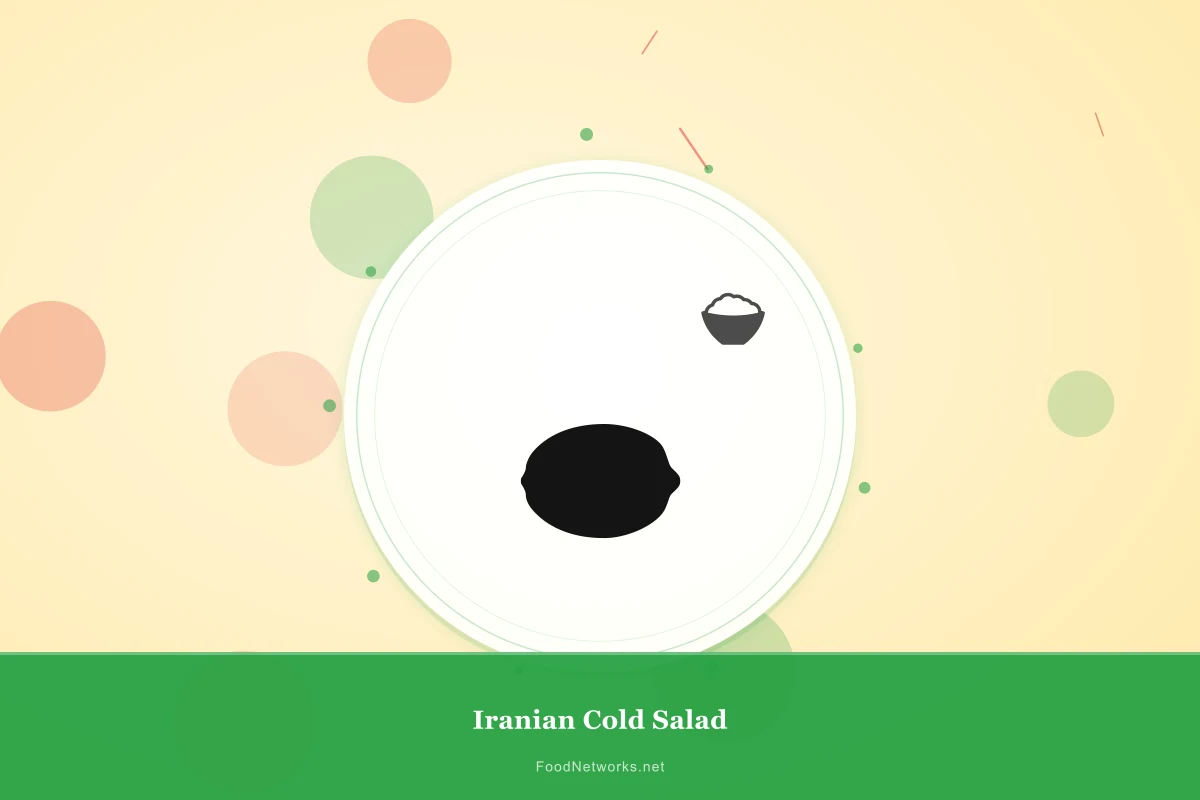 Why This Iranian Cold Salad Recipe Works