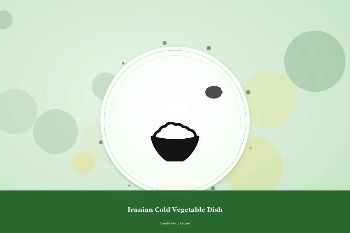 Why This Iranian Cold Vegetable Dish Recipe Works