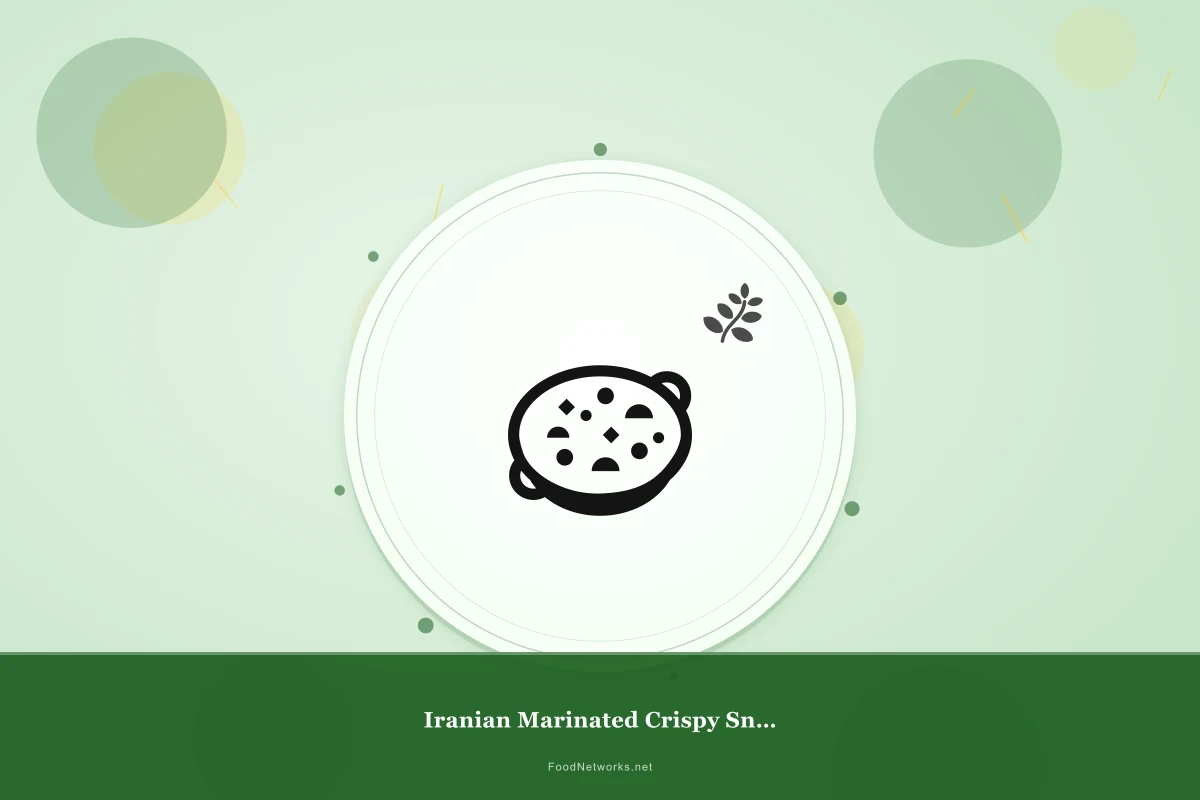Why This Iranian Marinated Crispy Snack Recipe Works