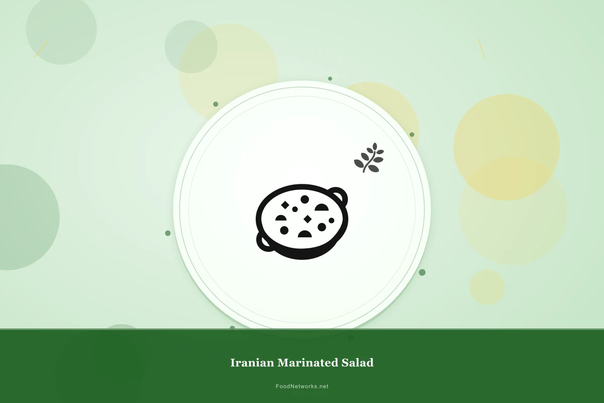 Why This Iranian Marinated Salad Recipe Works