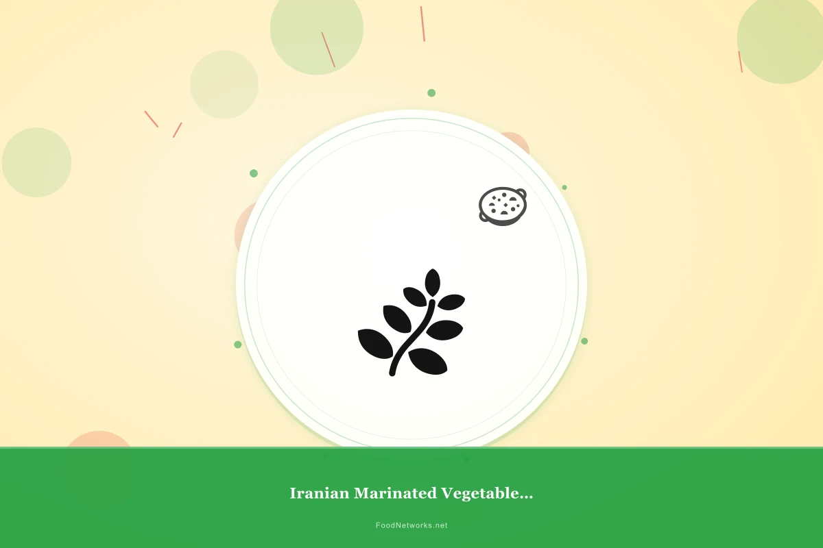 Why This Iranian Marinated Vegetable Dish Recipe Works
