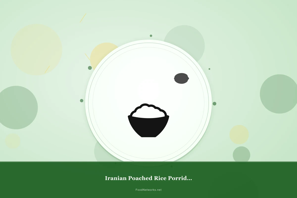Why This Iranian Poached Rice Porridge Recipe Works