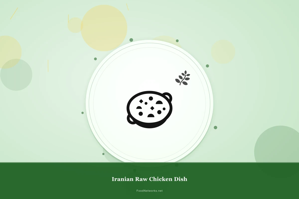 Why This Iranian Raw Chicken Dish Recipe Works