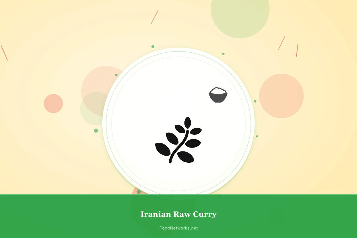 Why This Iranian Raw Curry Recipe Works