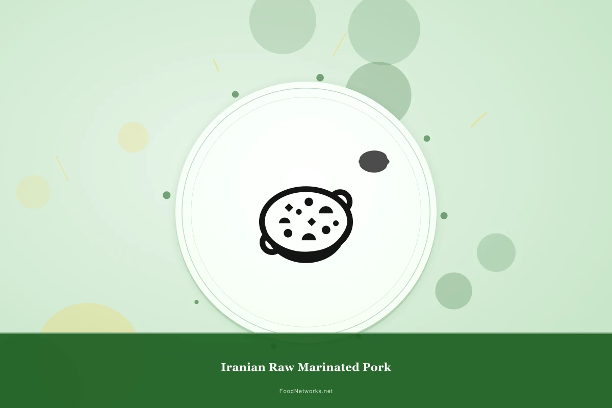 Why This Iranian Raw Marinated Pork Recipe Works