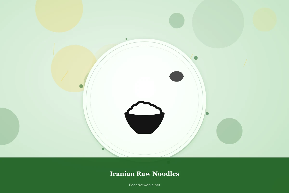 Why This Iranian Raw Noodles Recipe Works