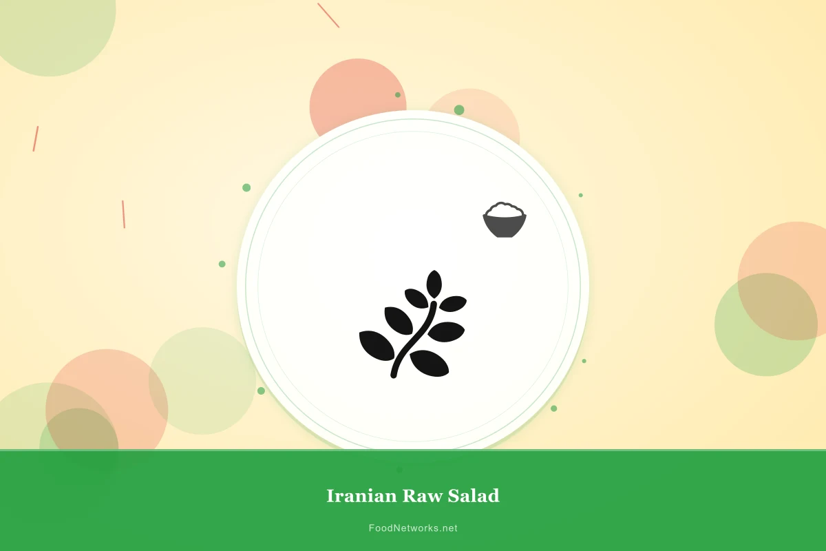 Why This Iranian Raw Salad Recipe Works