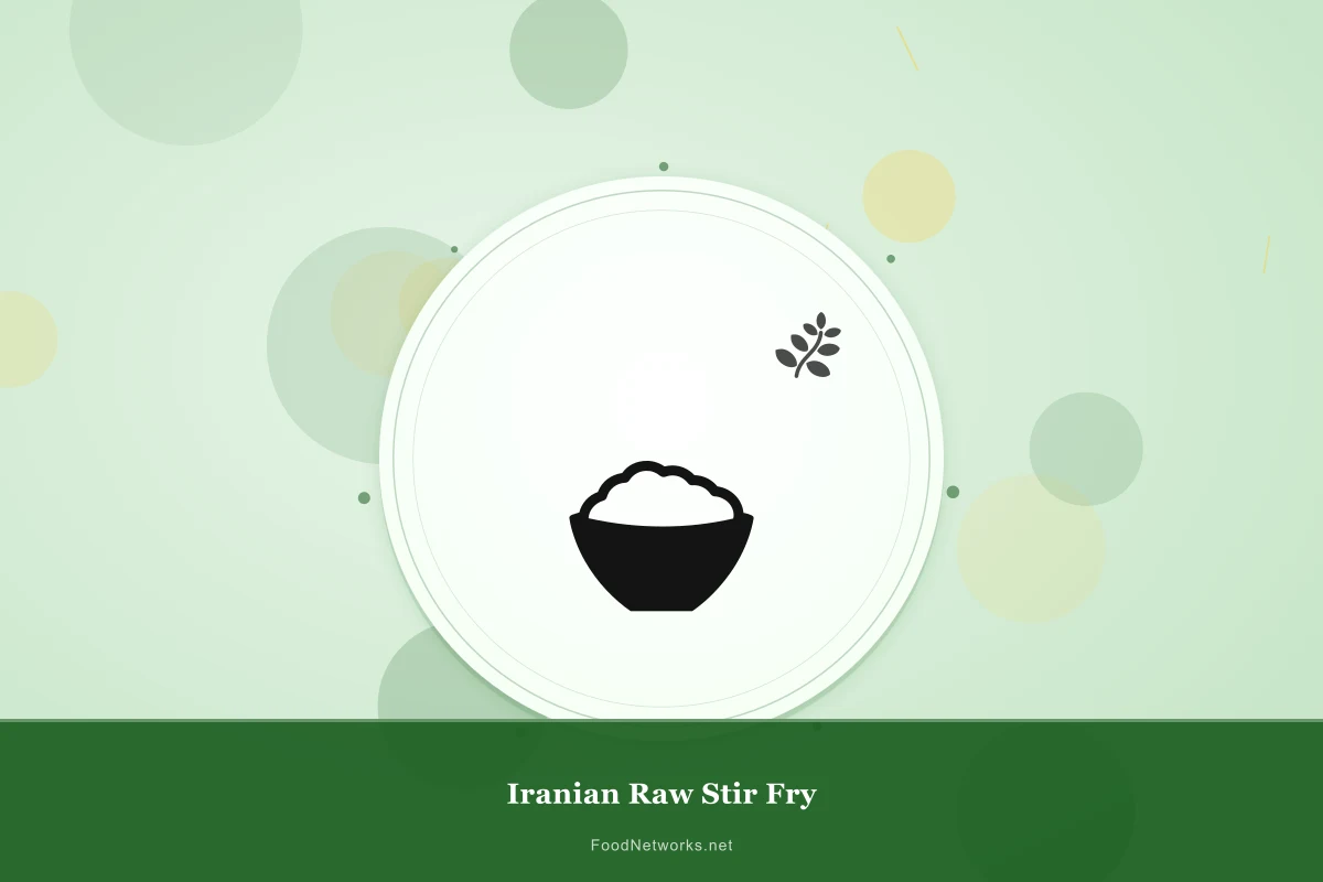 Why This Iranian Raw Stir Fry Recipe Works