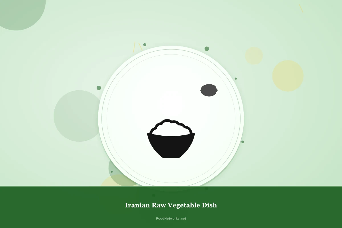 Why This Iranian Raw Vegetable Dish Recipe Works