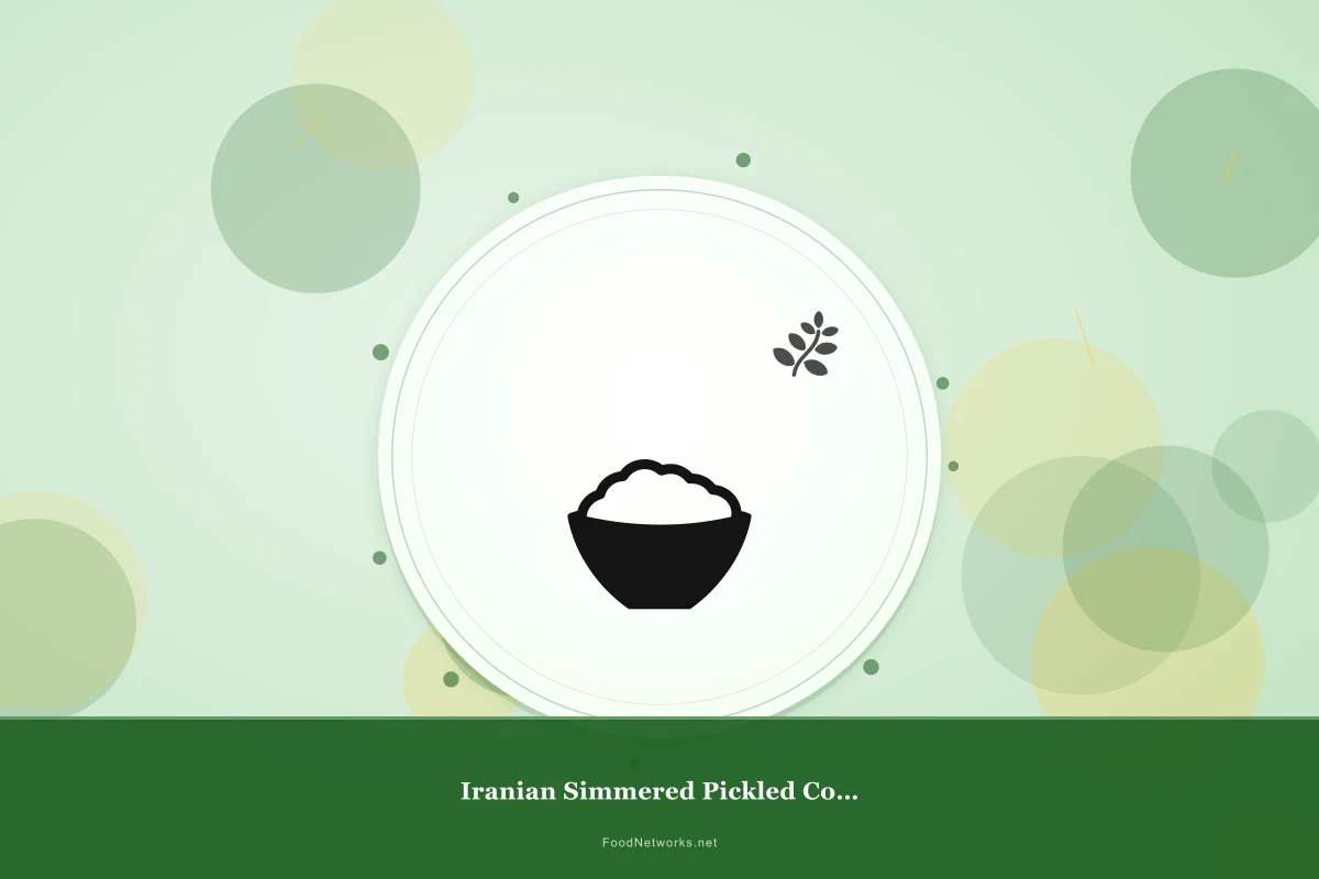 Why This Iranian Simmered Pickled Condiment Recipe Works