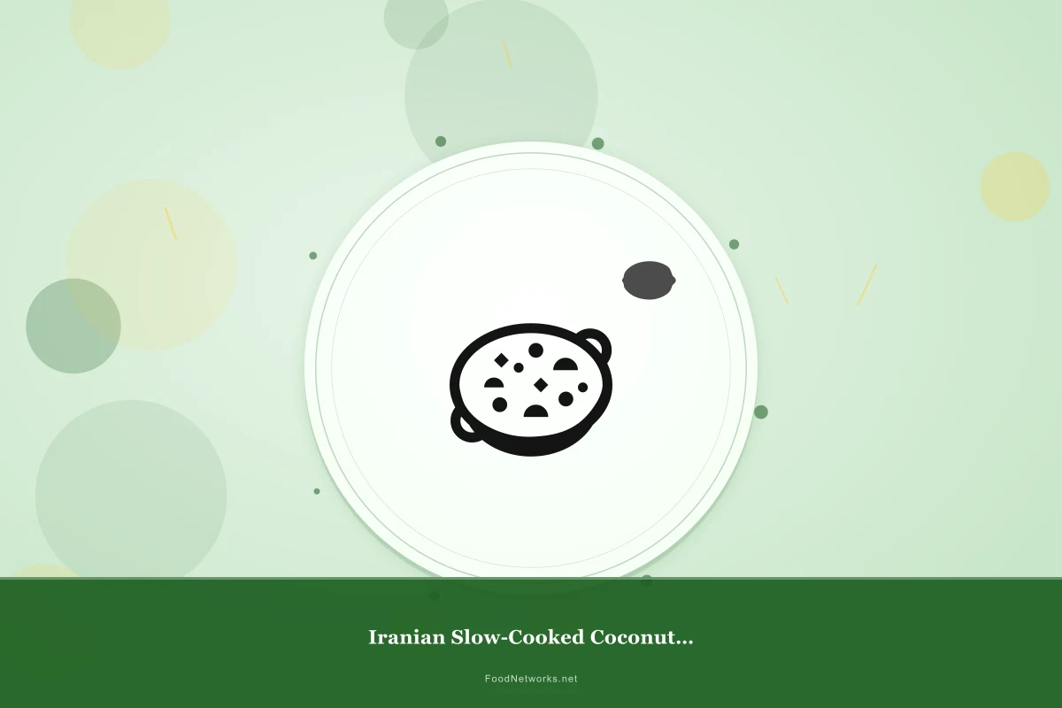Why This Iranian Slow-Cooked Coconut Curry Recipe Works
