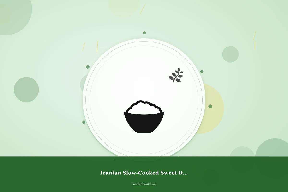 Why This Iranian Slow-Cooked Sweet Dessert Recipe Works