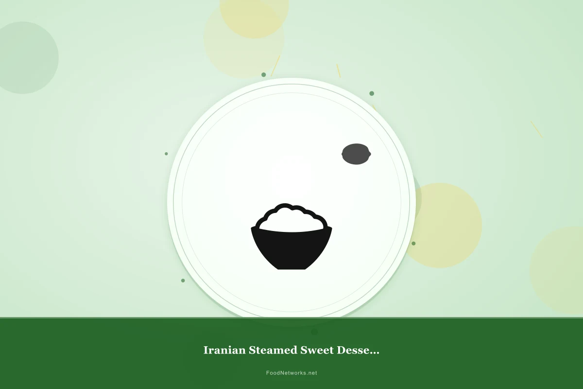 Why This Iranian Steamed Sweet Dessert Recipe Works