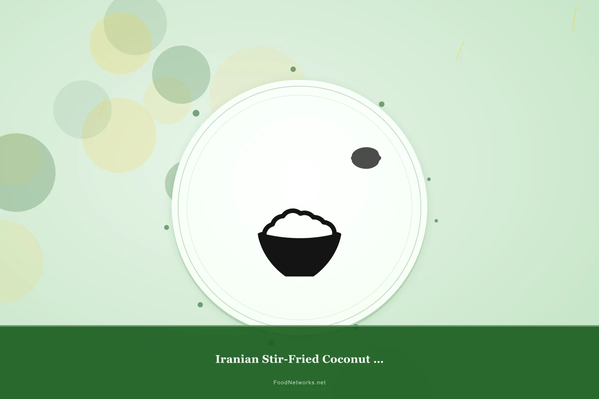 Why This Iranian Stir-Fried Coconut Curry Recipe Works