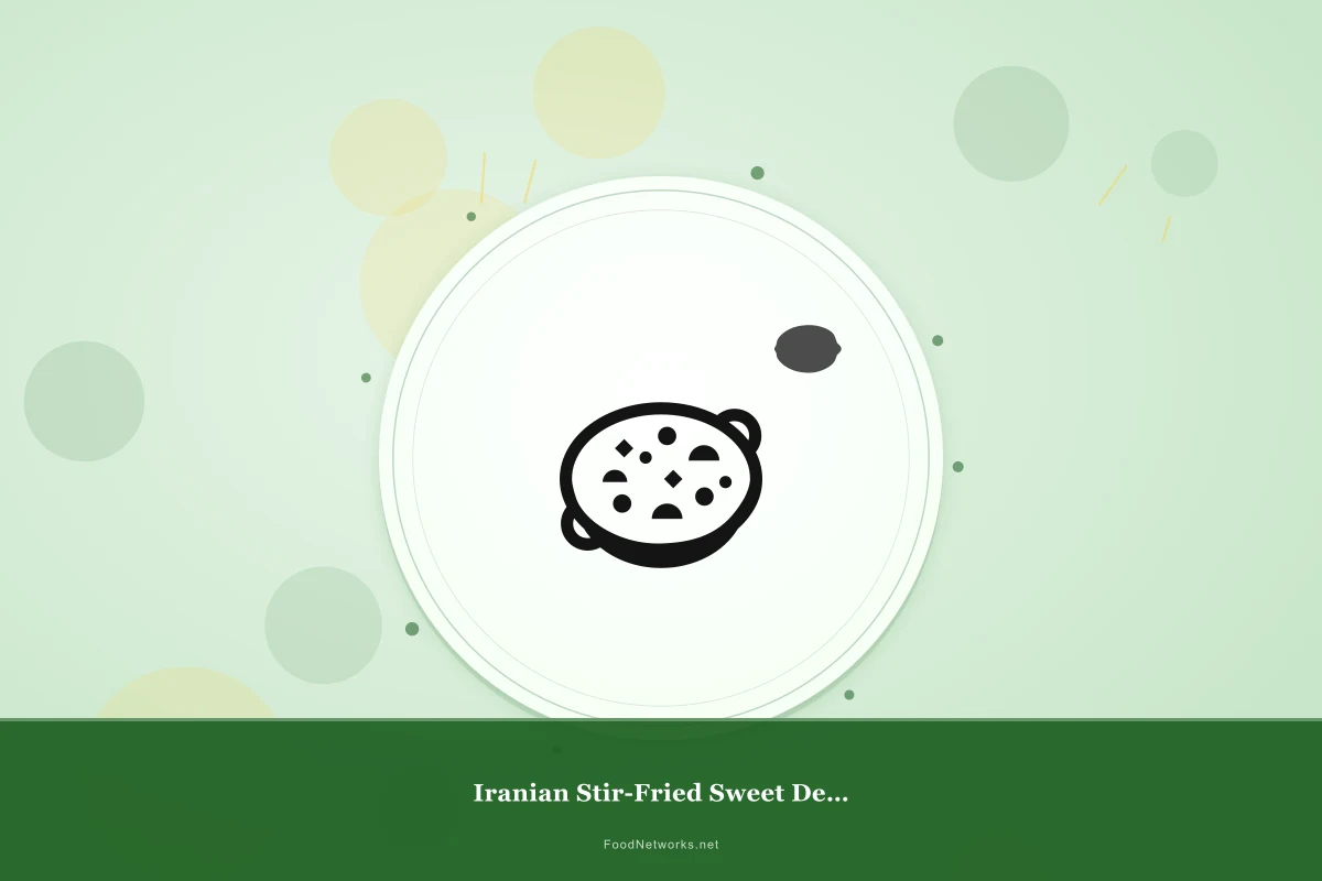 Why This Iranian Stir-Fried Sweet Dessert Recipe Works