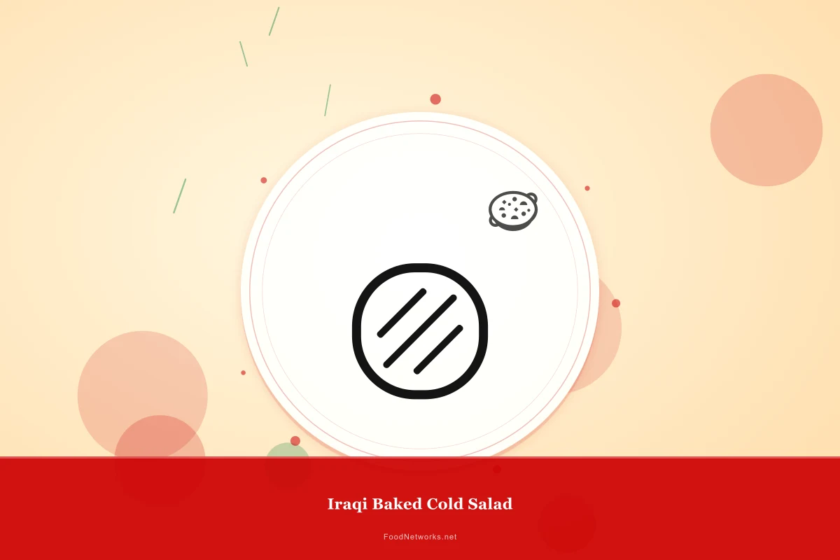 Why This Iraqi Baked Cold Salad Recipe Works