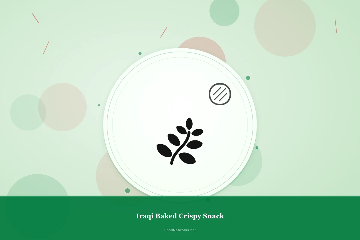 Why This Iraqi Baked Crispy Snack Recipe Works