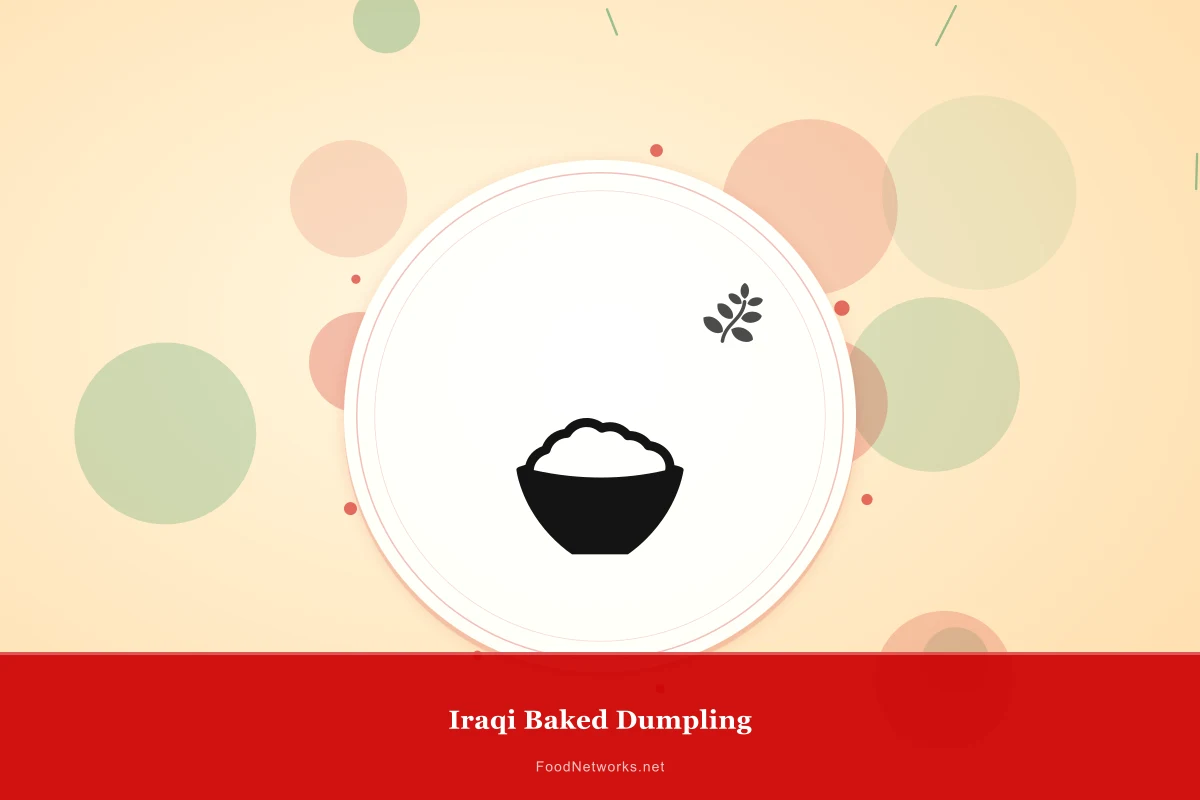Why This Iraqi Baked Dumpling Recipe Works