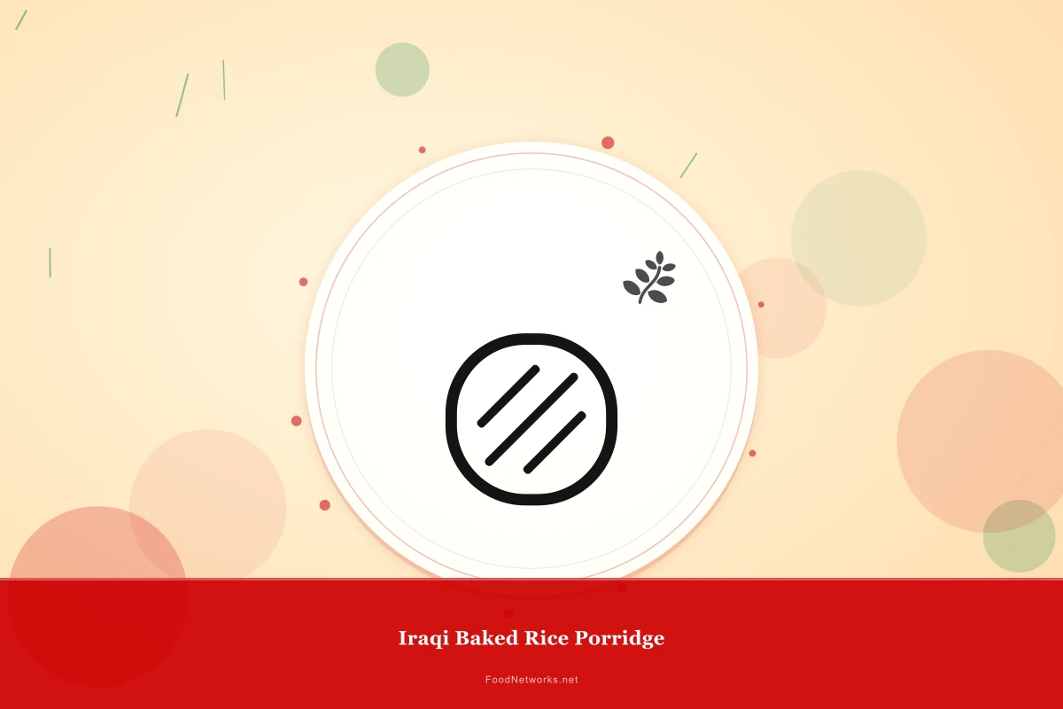 Why This Iraqi Baked Rice Porridge Recipe Works