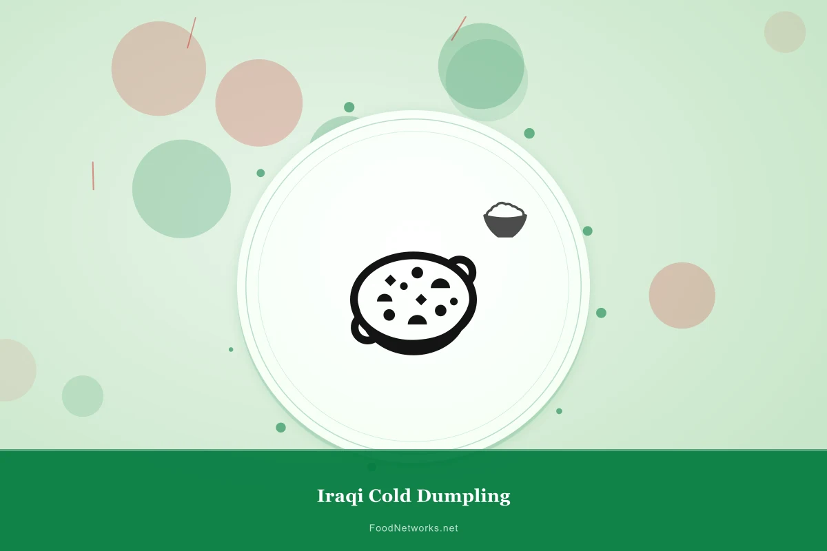 Why This Iraqi Cold Dumpling Recipe Works
