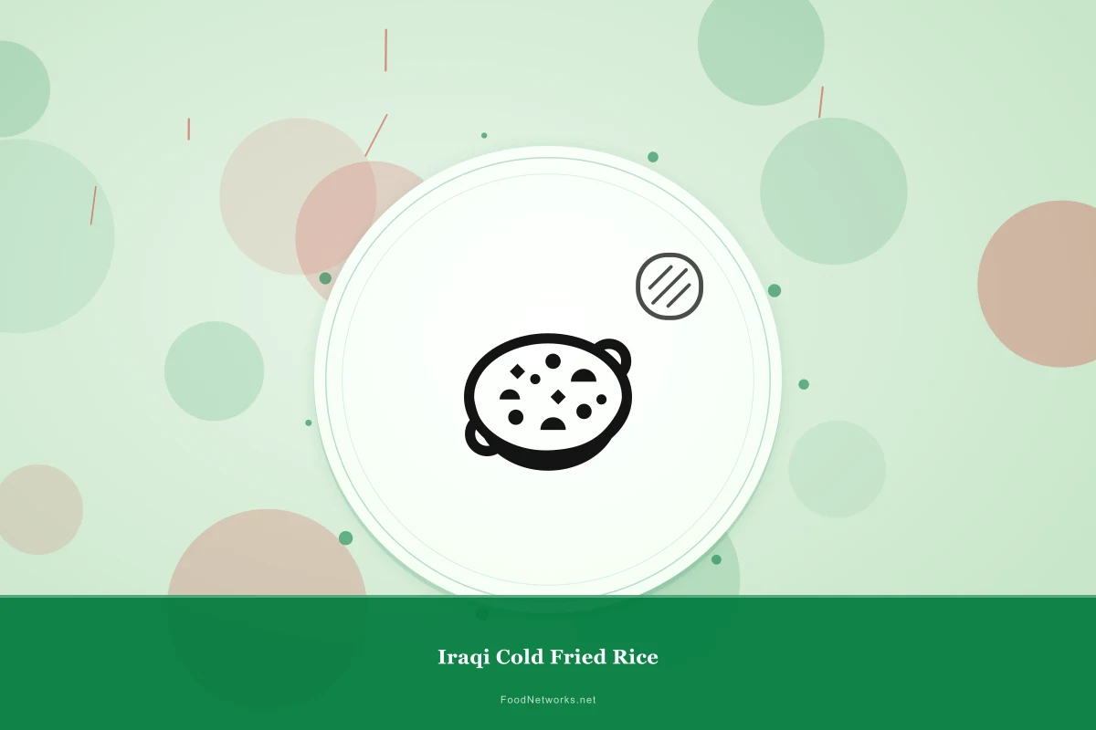 Why This Iraqi Cold Fried Rice Recipe Works
