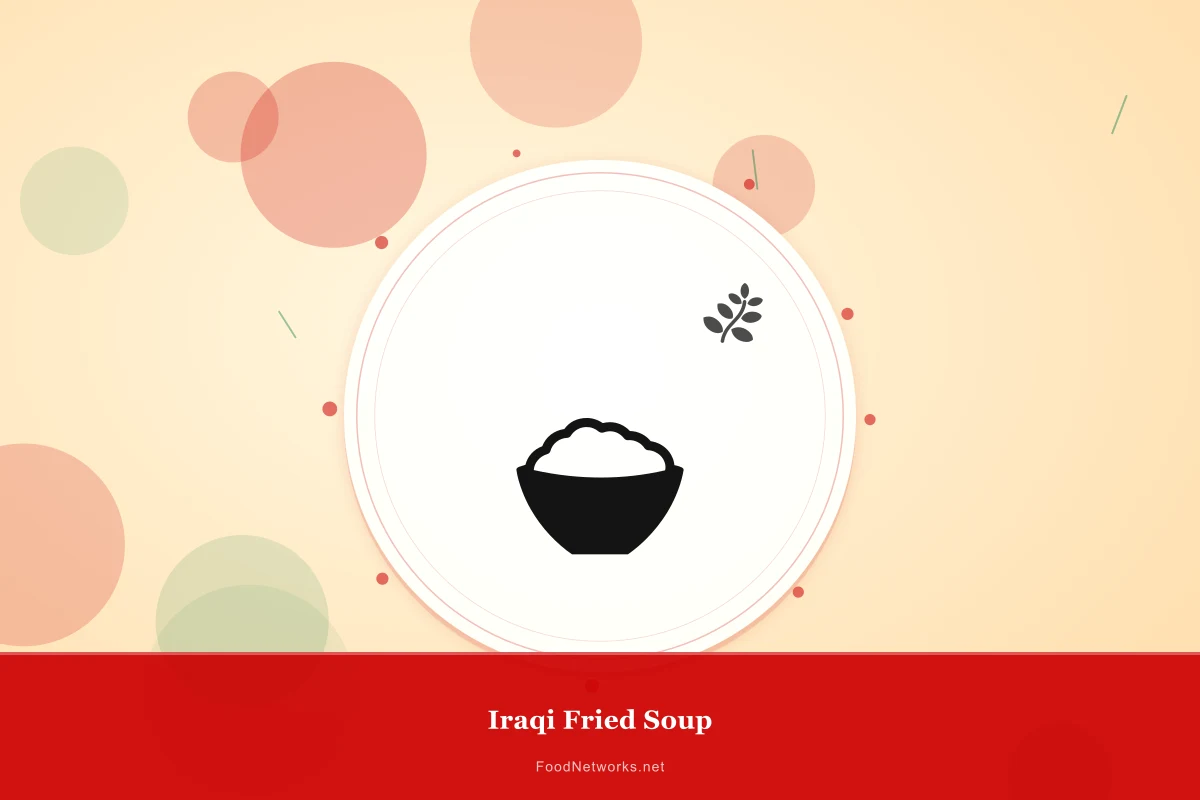 Why This Iraqi Fried Soup Recipe Works