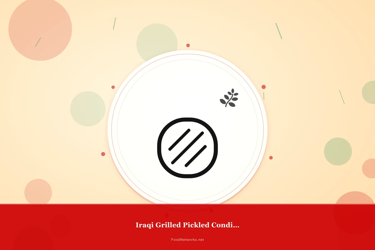 Why This Iraqi Grilled Pickled Condiment Recipe Works