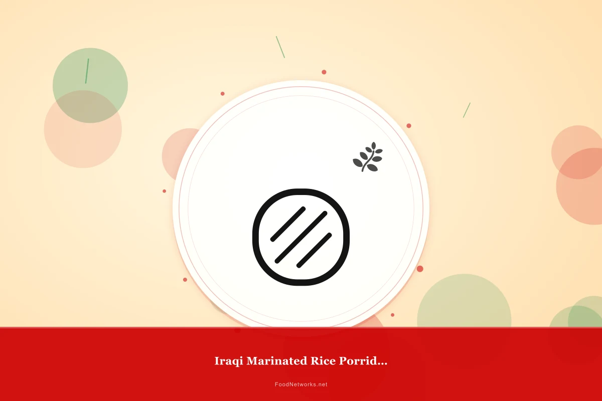 Why This Iraqi Marinated Rice Porridge Recipe Works