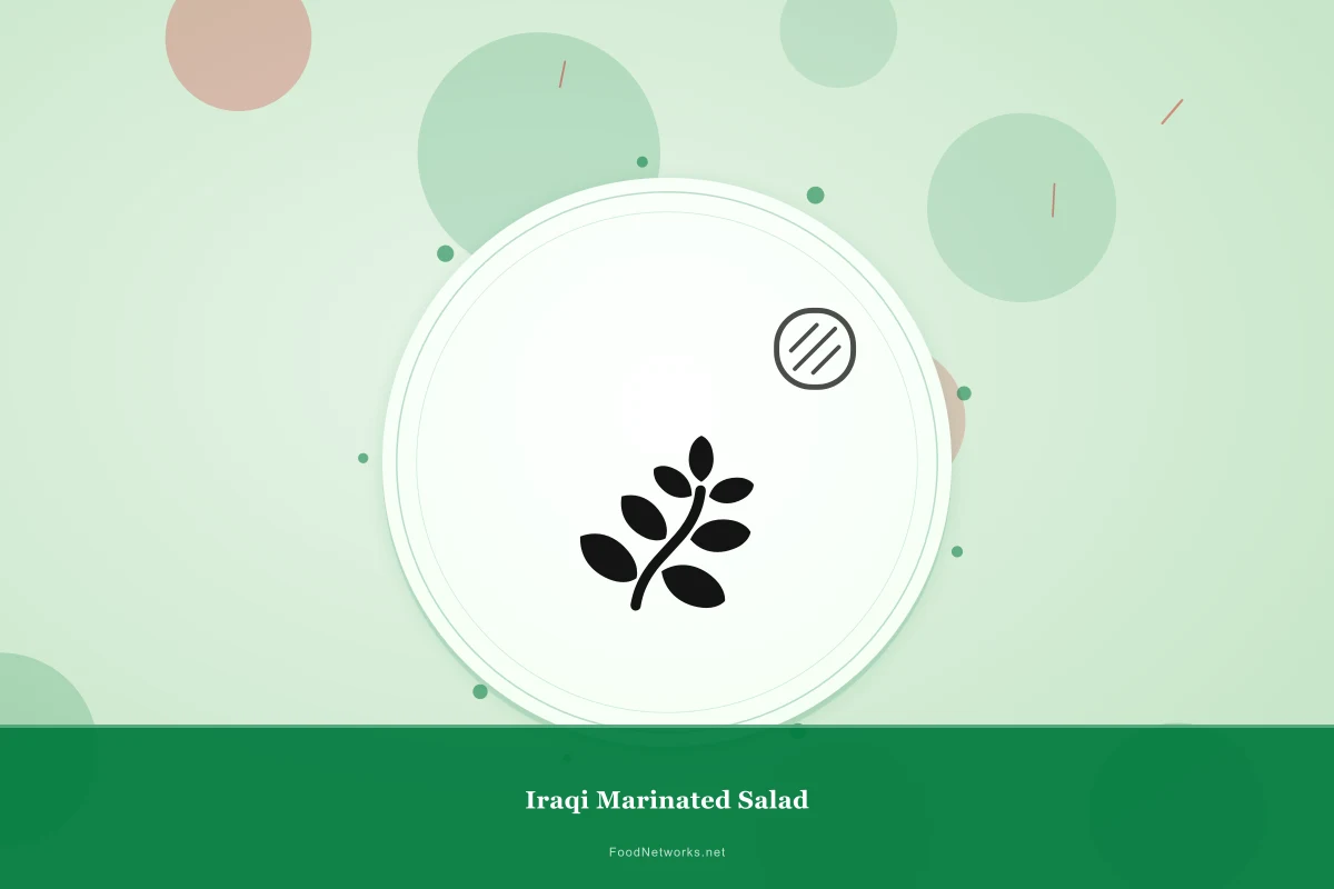 Why This Iraqi Marinated Salad Recipe Works