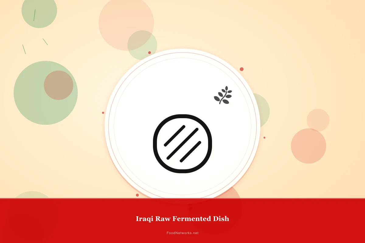 Why This Iraqi Raw Fermented Dish Recipe Works