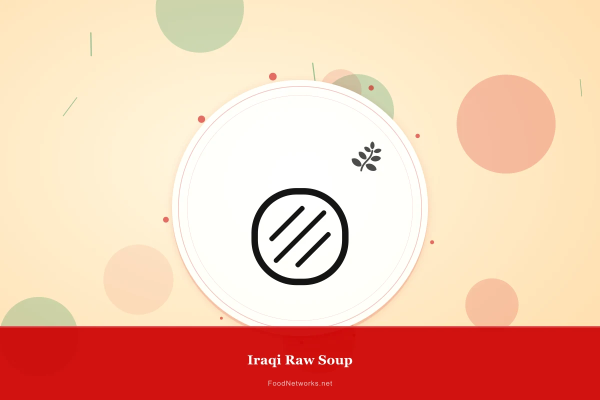 Why This Iraqi Raw Soup Recipe Works