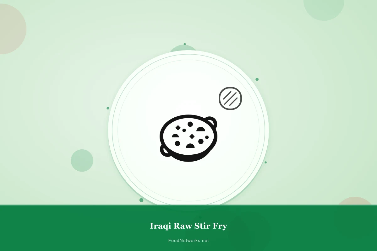 Why This Iraqi Raw Stir Fry Recipe Works