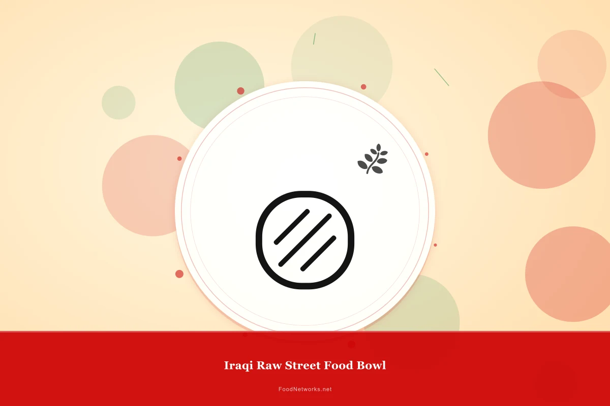 Why This Iraqi Raw Street Food Bowl Recipe Works