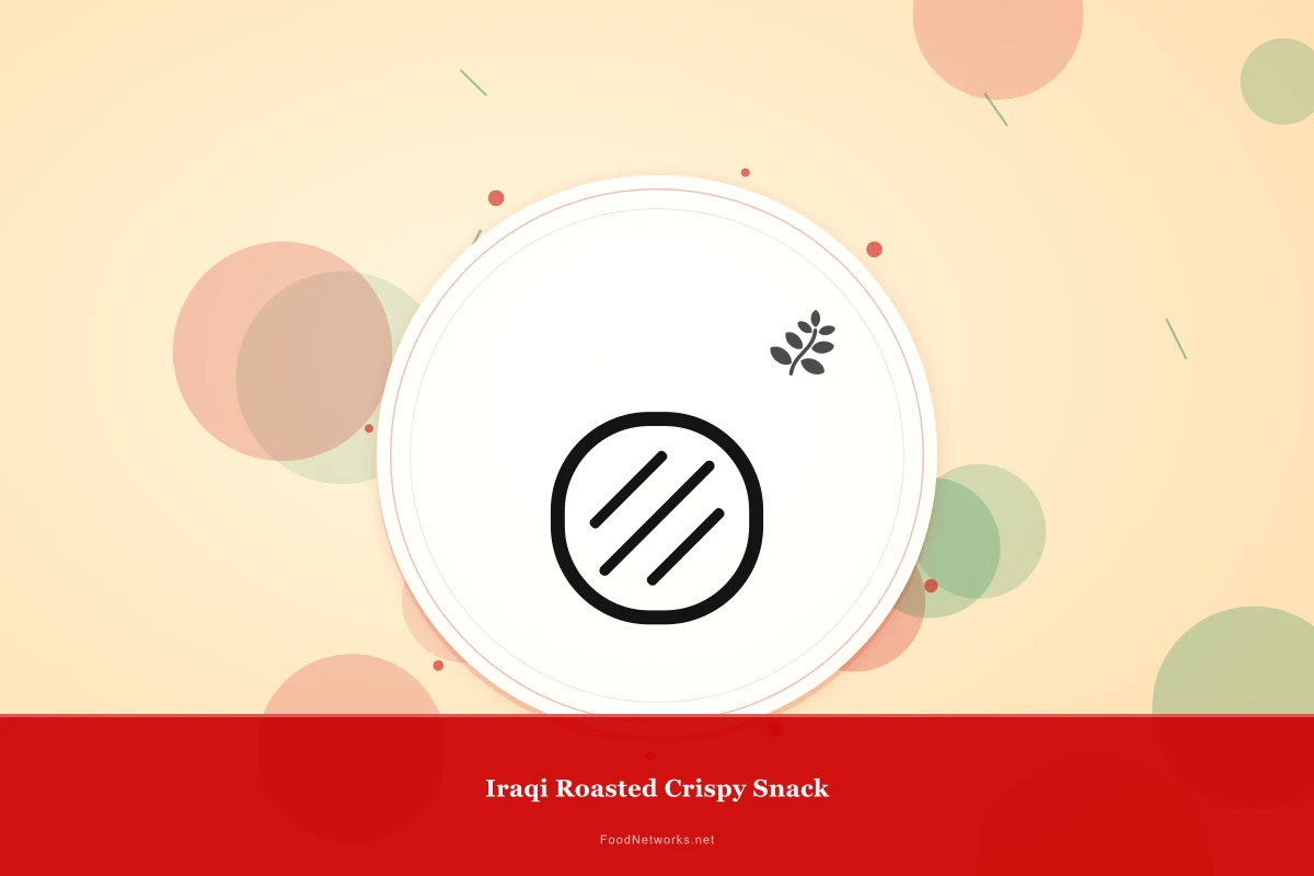 Why This Iraqi Roasted Crispy Snack Recipe Works