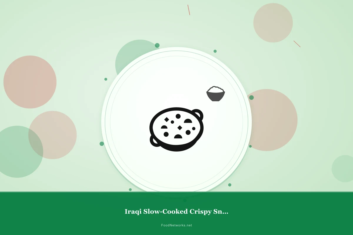 Why This Iraqi Slow-Cooked Crispy Snack Recipe Works