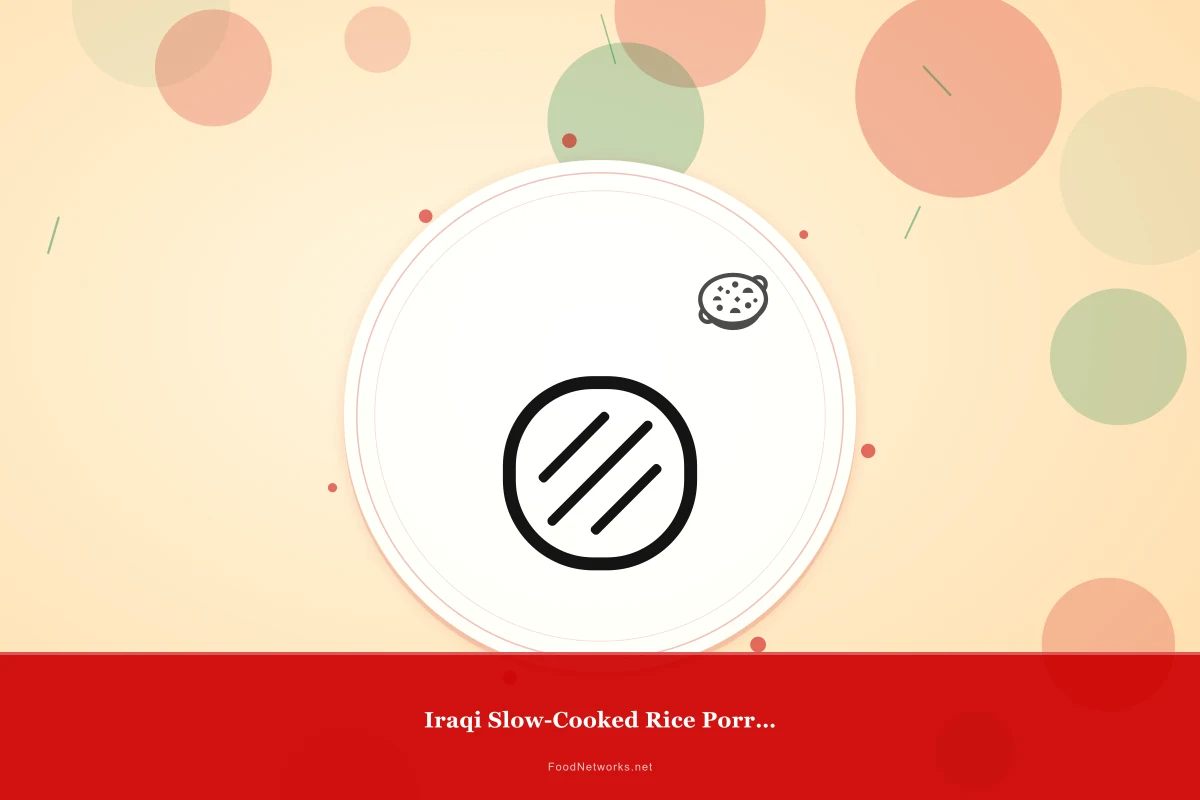 Why This Iraqi Slow-Cooked Rice Porridge Recipe Works