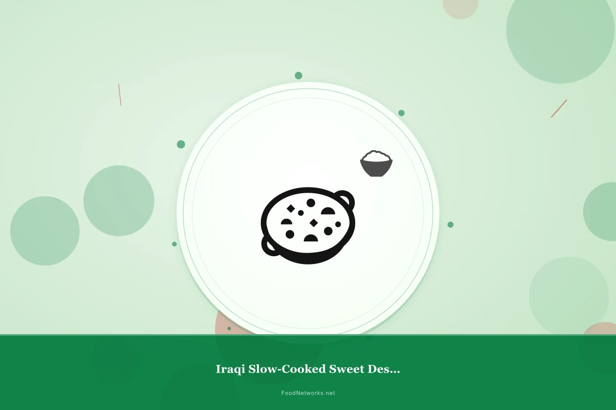 Why This Iraqi Slow-Cooked Sweet Dessert Recipe Works