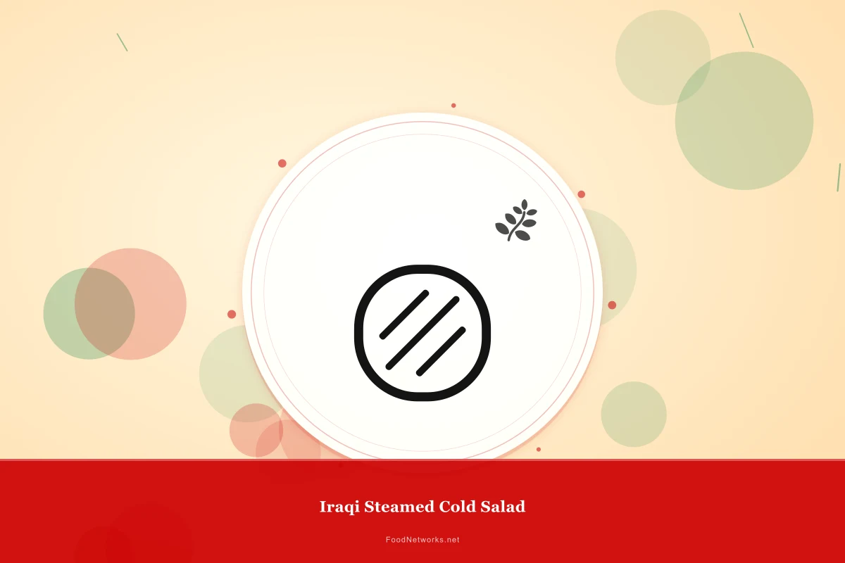 Why This Iraqi Steamed Cold Salad Recipe Works