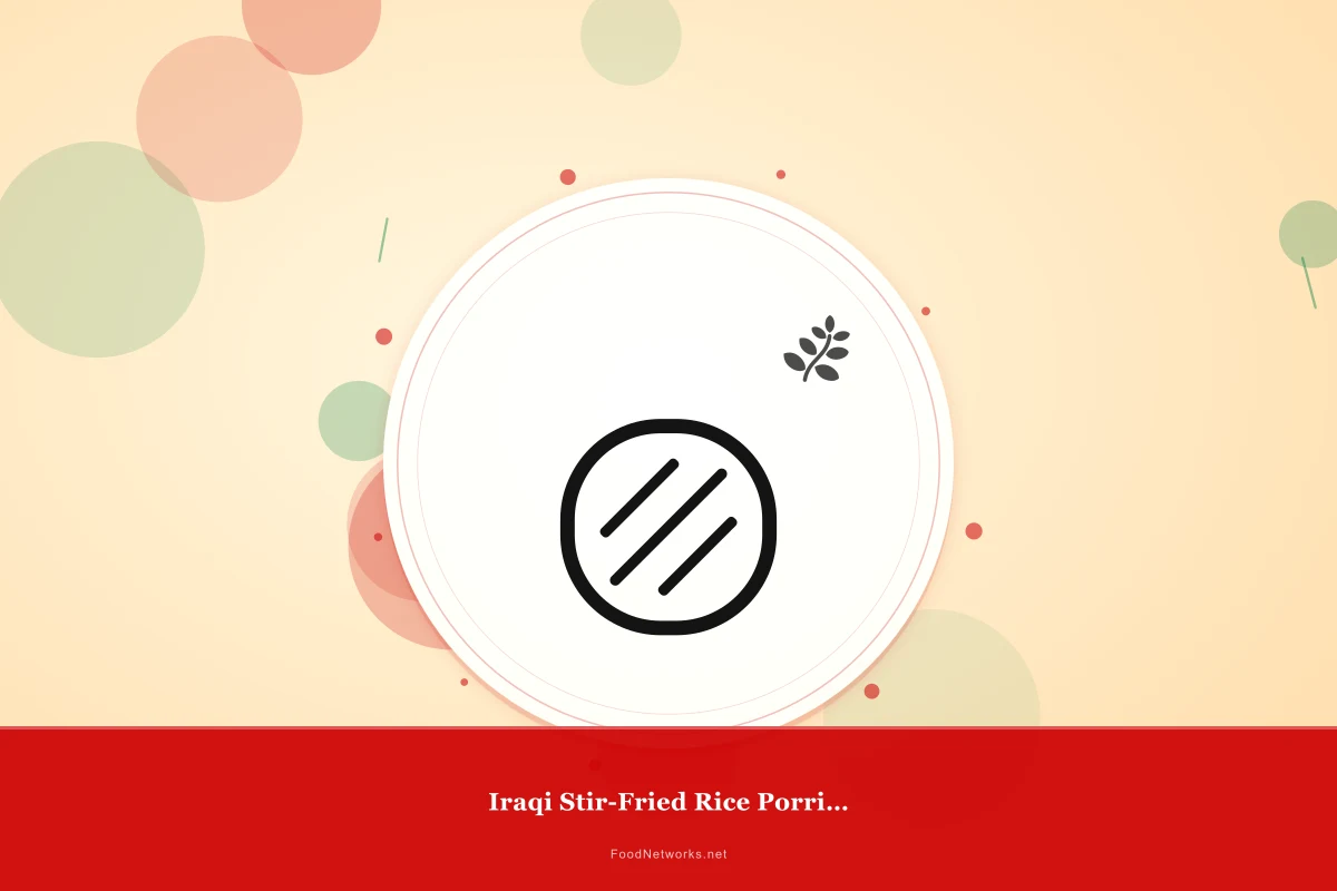 Why This Iraqi Stir-Fried Rice Porridge Recipe Works