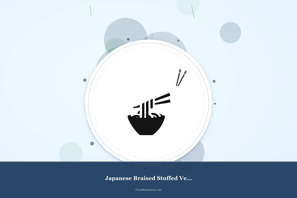 Why This Japanese Braised Stuffed Vegetable Recipe Works