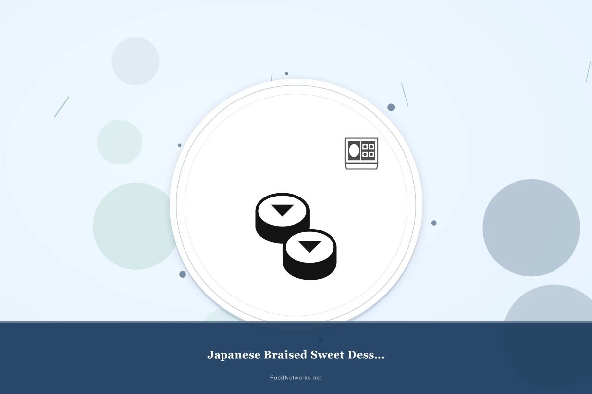 Why This Japanese Braised Sweet Dessert Recipe Works
