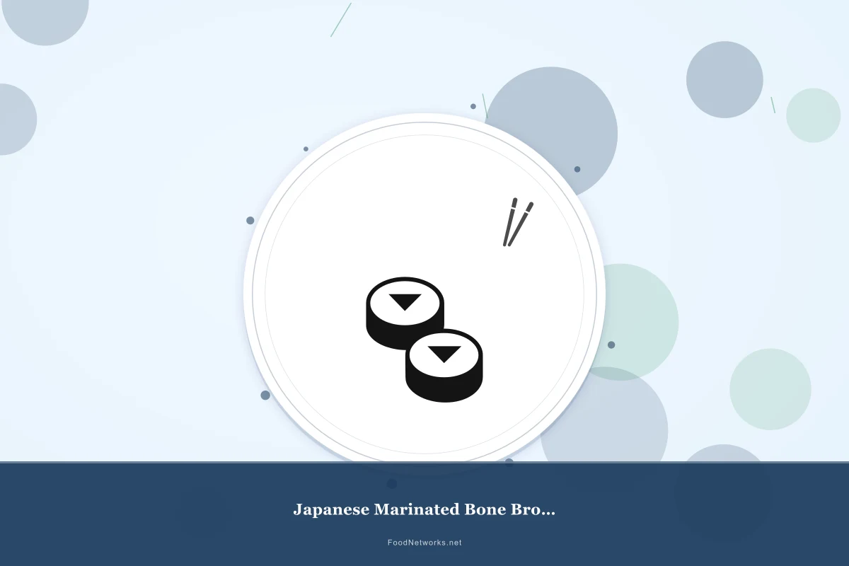 Why This Japanese Marinated Bone Broth Recipe Works